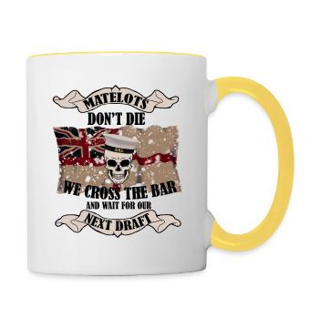 Cross the Bar2 - Contrasting Mug - white/yellow - Right