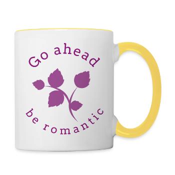 girlfriend - Contrasting Mug - white/yellow - Right