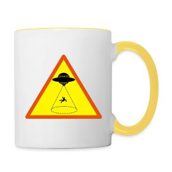 New World - Contrasting Mug - white/yellow - Right