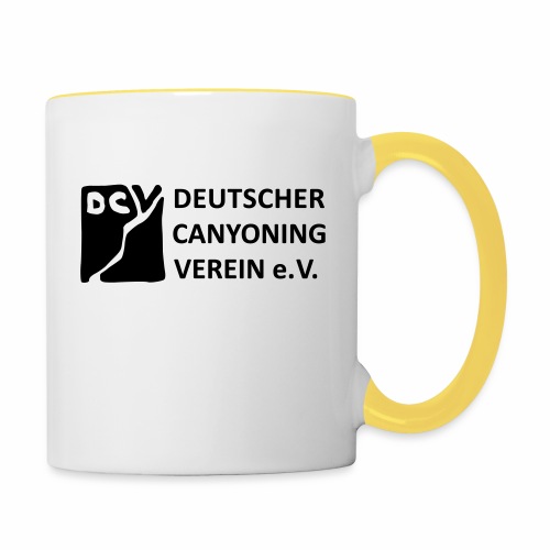 DCV Logo einfarbig - Tasse zweifarbig