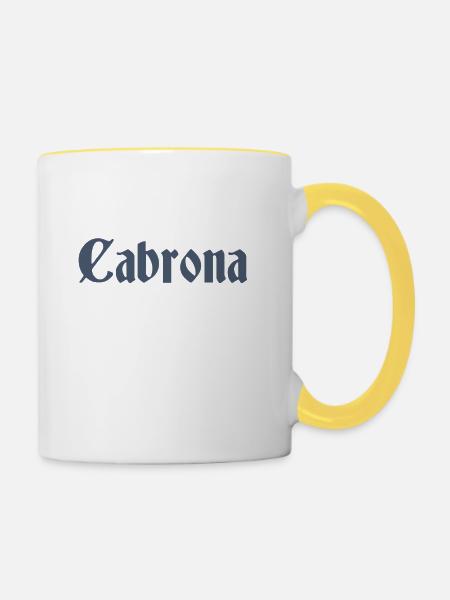 Bastard - Tasse zweifarbig - Weiß/Gelb