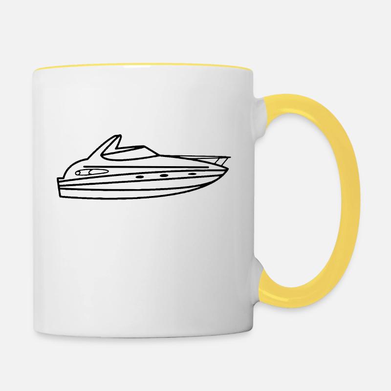 Bavaria300 - Mug contrasté - blanc/jaune