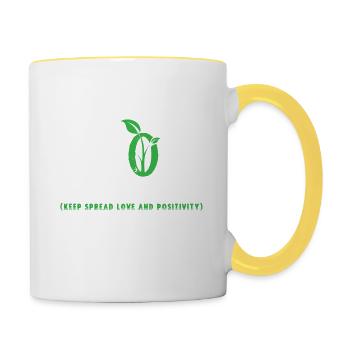 chemise neuve 03 - Mug contrasté - blanc/jaune - Droite