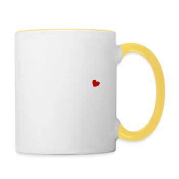 Hongkong - Tasse zweifarbig - Weiß/Gelb - Rechts