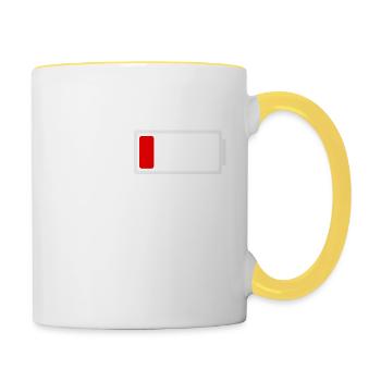 EB5CAD46 DC6C 4B88 8B52 F807A5E6B29E - Tasse zweifarbig - Weiß/Gelb - Rechts