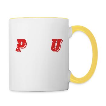  du Pérou - Mug contrasté - blanc/jaune - Droite