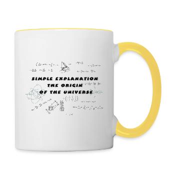 universe 09 - Contrasting Mug - white/yellow - Right