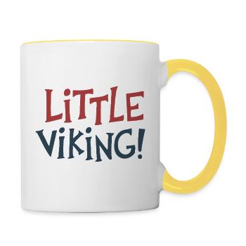 Little Viking Fun - Contrasting Mug - white/yellow - Right