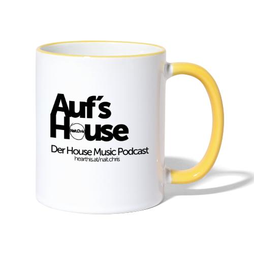 Auf´s House Podcast 1 - Tasse zweifarbig