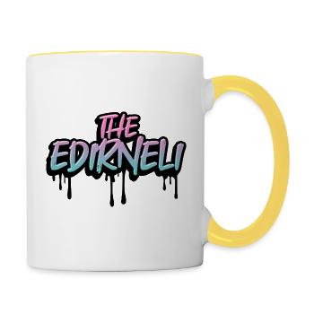 The Edirneli - Tasse zweifarbig - Weiß/Gelb - Rechts
