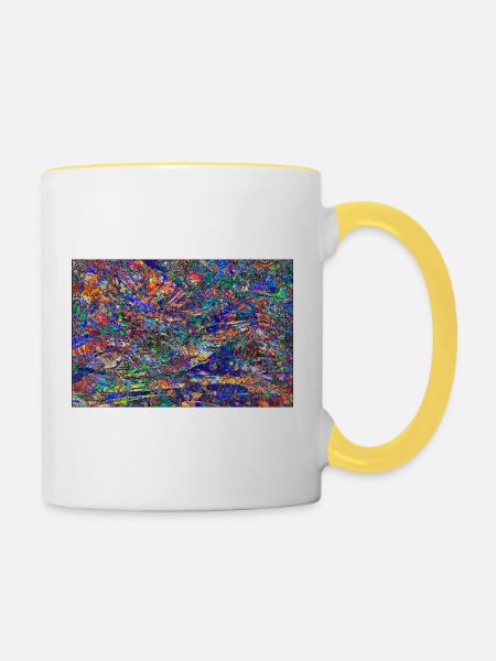 gysfkraytchy - Tasse zweifarbig - Weiß/Gelb