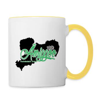 Aenriggoo - Enrico - Tasse zweifarbig - Weiß/Gelb - Rechts