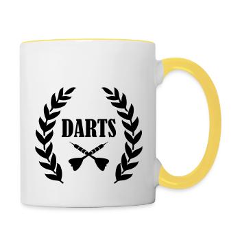 darts - Contrasting Mug - white/yellow - Right
