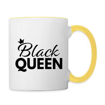 Black Lives Matter - Tasse zweifarbig - Weiß/Gelb - Rechts