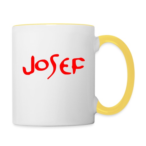 Josef - Tasse zweifarbig