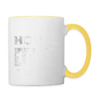 CHICAGO HOUSE 1984 - Contrasting Mug - white/yellow - Right