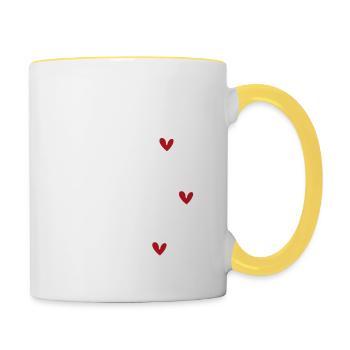 Nurse - Contrasting Mug - white/yellow - Right