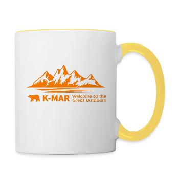 K-Mar Mountain Orange - Tasse zweifarbig - Weiß/Gelb - Rechts