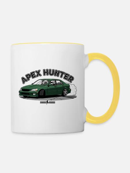 Apex Hunter - Tasse zweifarbig - Weiß/Gelb