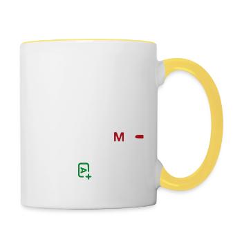 Canon Dialler - Tasse zweifarbig - Weiß/Gelb - Rechts