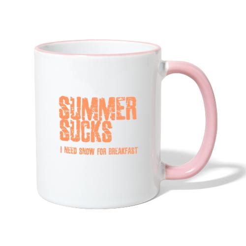SUMMER SUCKS - Mok tweekleurig