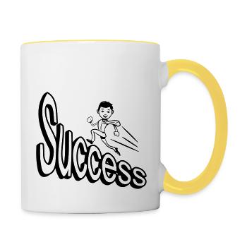 success - Contrasting Mug - white/yellow - Right