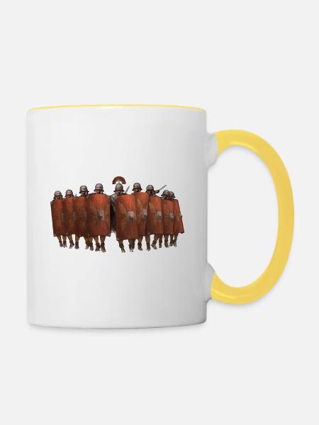 Legion (bunt) - Tasse zweifarbig - Weiß/Gelb