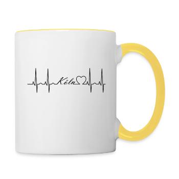 Cologne - Contrasting Mug - white/yellow - Right