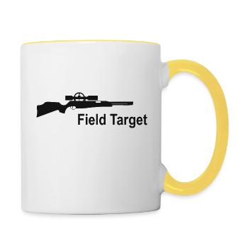 Field Target HW97 - Tasse zweifarbig - Weiß/Gelb - Rechts