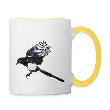 Elster Rocco - Tasse zweifarbig - Weiß/Gelb - Rechts