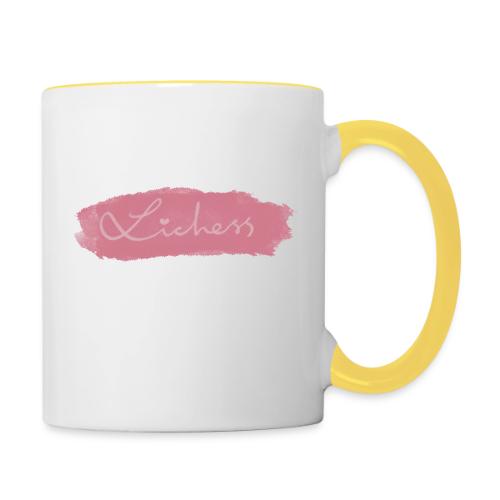 pink lichess - Contrasting Mug