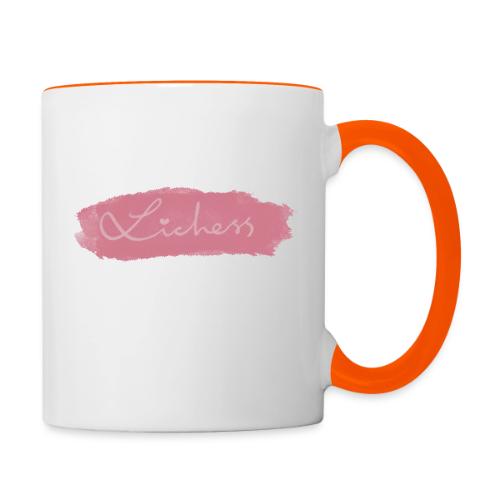 pink lichess - Contrasting Mug