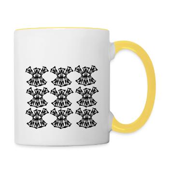 New Fashion - Contrasting Mug - white/yellow - Right