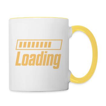 Loading - Contrasting Mug - white/yellow - Right