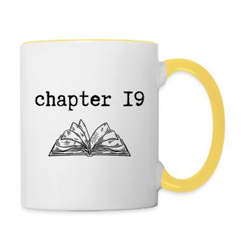 chapter 19 Birthday - Contrasting Mug - white/yellow - Right