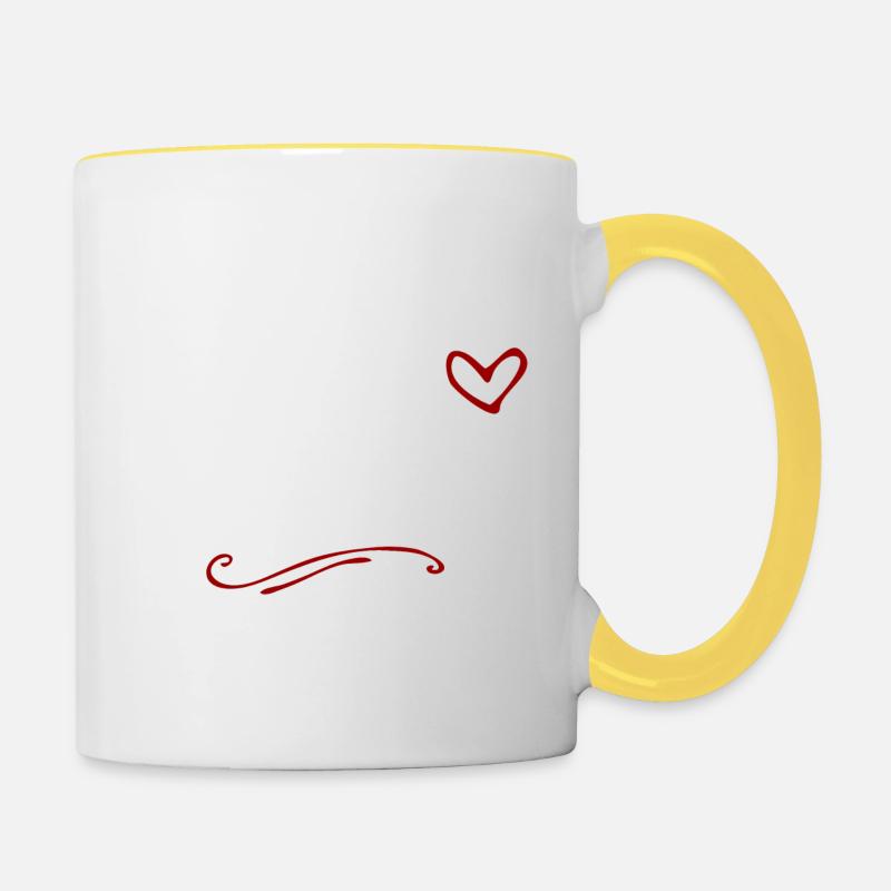Meilleur papi t-shirt cadeau papy - Mug contrasté - blanc/jaune