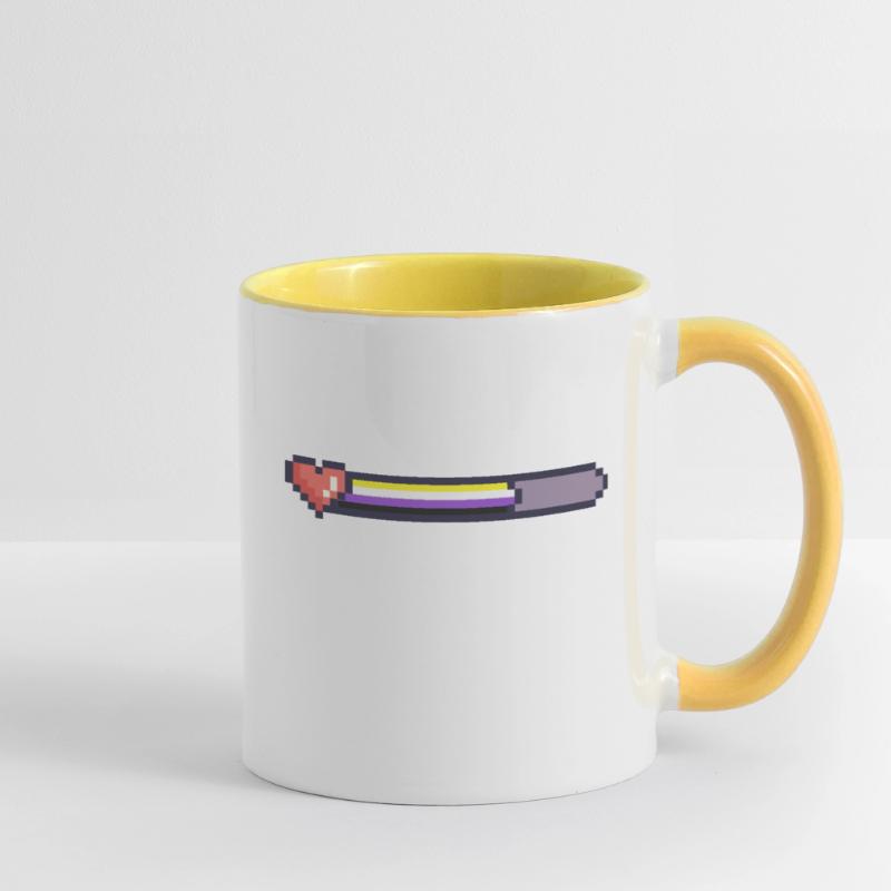 Non binary loading bar Contrasting Mug