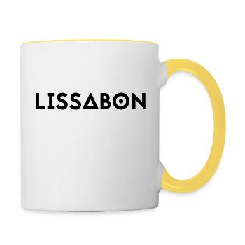 LISBON - Contrasting Mug - white/yellow - Right