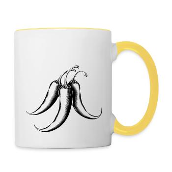 Chili - Contrasting Mug - white/yellow - Right
