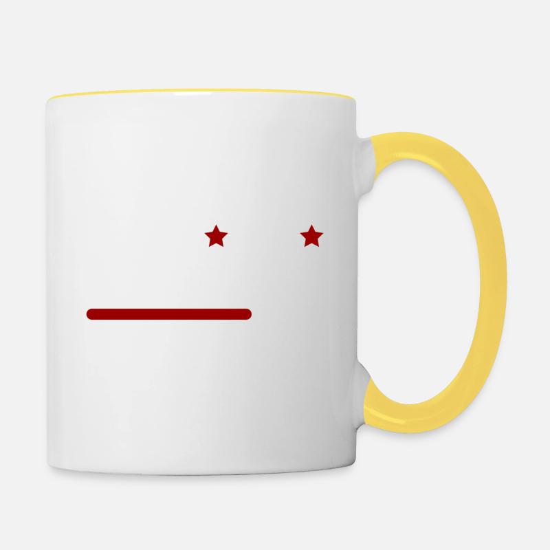 Bientôt agriculteur cadeau - Mug contrasté - blanc/jaune