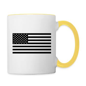 United States - Contrasting Mug - white/yellow - Right