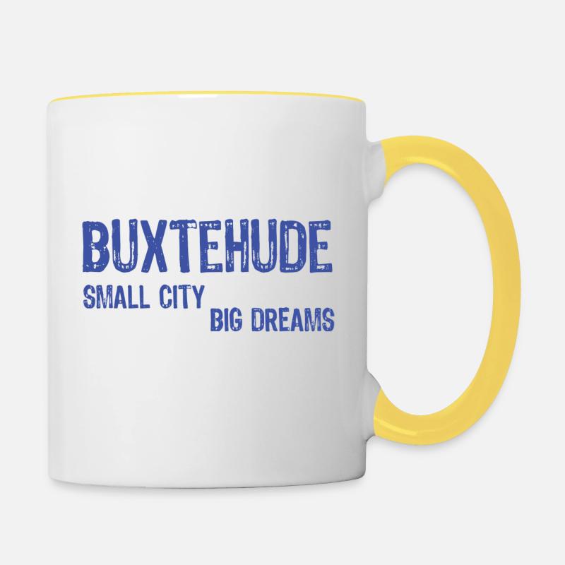 Buxtehude - Contrasting Mug - white/yellow