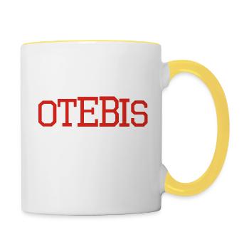 Otebis introvert russian Style - Tasse zweifarbig - Weiß/Gelb - Rechts