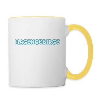 Trekking Hagengebirge - Tasse zweifarbig - Weiß/Gelb - Rechts