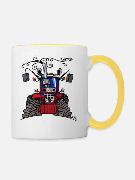 0242 IH1255XL - Tasse zweifarbig - Weiß/Gelb
