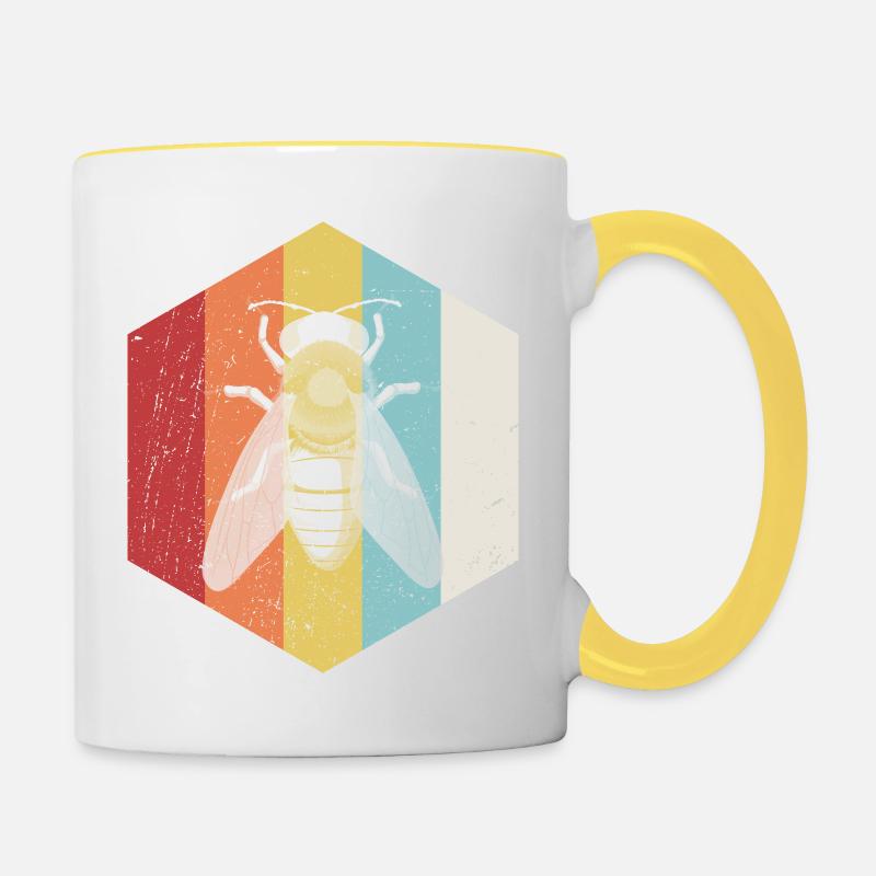 Api api api api api retrò Tazze bicolor