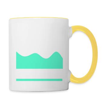 MOIN GIORNO - MoinJour 25 - Tasse zweifarbig - Weiß/Gelb - Rechts