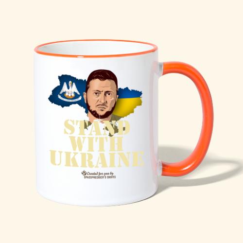 Ukraine Lousiana Selenskyj - Tasse zweifarbig
