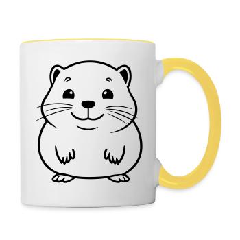 Marmot - Contrasting Mug - white/yellow - Right