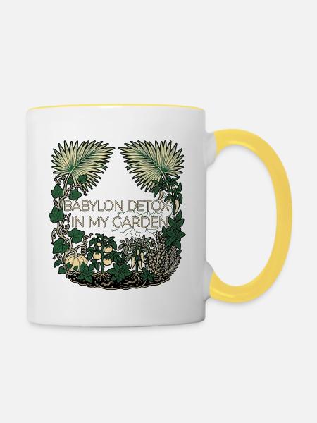 Babylon Detox Roots - Tasse zweifarbig - Weiß/Gelb